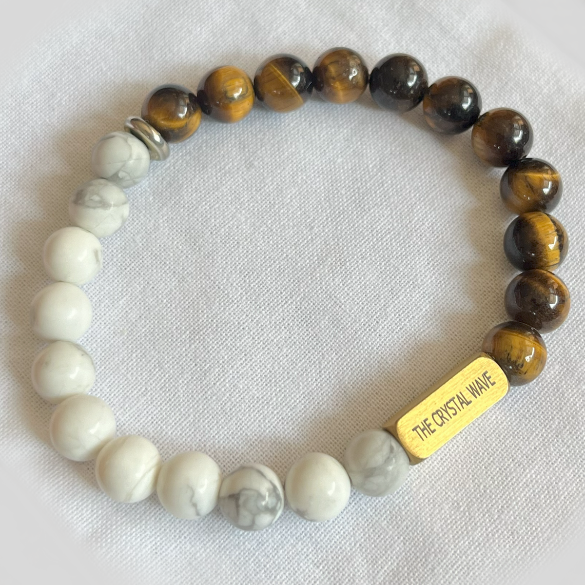 Abundance Bracelet (Tiger's Eye + White Turquoise)